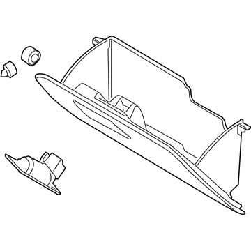 Ford 7L5Z-1006024-AB Door Assembly - Glove Compartment