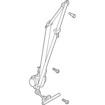 Ford Fusion Seat Belt - DG9Z-54611B08-AF