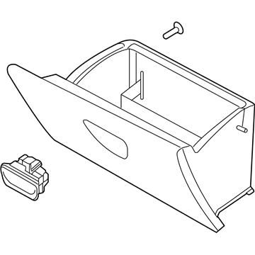 2013 Ford Fiesta Glove Box - BE8Z-5406010-AA