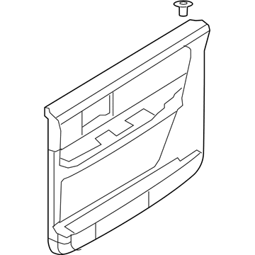 Ford 7L7Z-7827407-AB Trim Assembly - Front Door