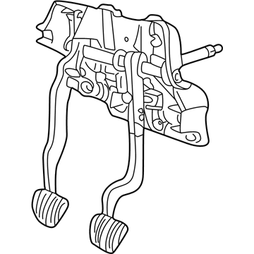 2000 Lincoln LS Brake Pedal - YW4Z-2455-AA