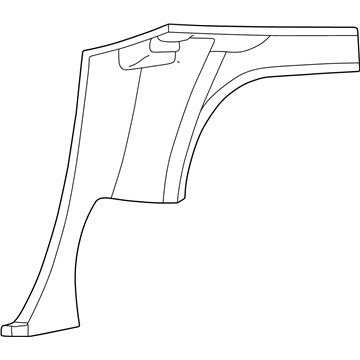 Ford 4W6Z7631012BAA Trim Assembly Quarter