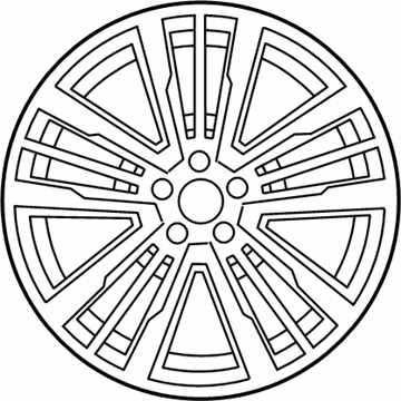 Ford FB5Z-1007-F Wheel Assembly