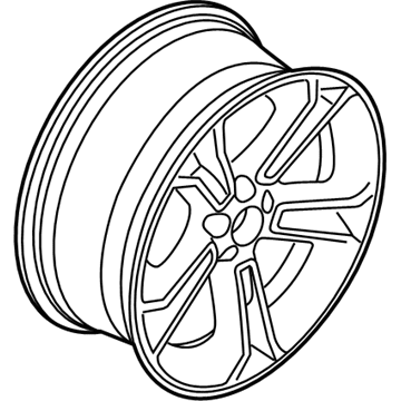 2016 Ford Explorer Spare Wheel - FB5Z-1007-D