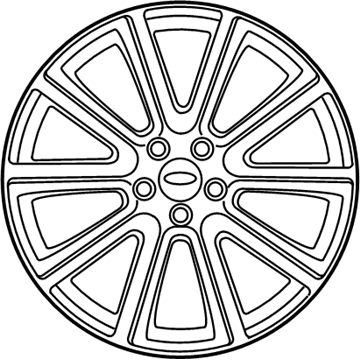 2016 Ford Explorer Spare Wheel - FB5Z-1007-C