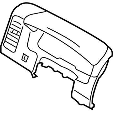 Ford 7A1Z-78044D70-DB Panel - Instrument