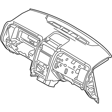 Ford 7A1Z-7804320-AA Panel - Instrument