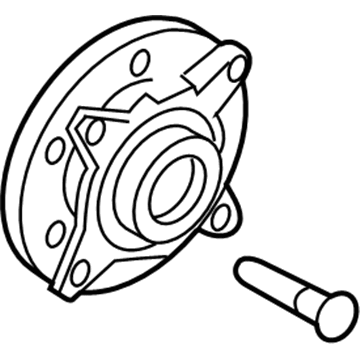 Ford 7L1Z-1104-E Hub Assembly - Wheel