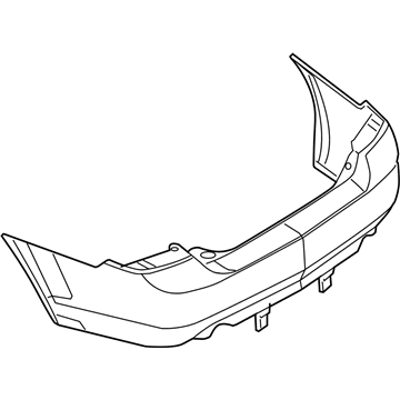 Lincoln Zephyr Bumper - 6H6Z-17K835-BBPTM