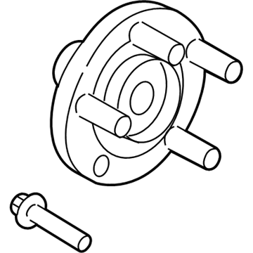 2011 Ford Edge Wheel Hub - BT4Z-1104-A