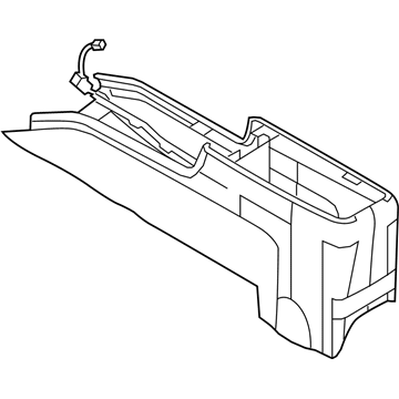 Ford Crown Victoria Center Console Base - 4W3Z-54045A36-AAC