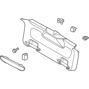 Ford F1EZ-5846404-AB Trim - Tailgate