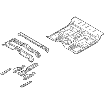 Ford BL3Z-1511135-B Pan Assembly - Floor