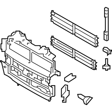 Ford FB5Z-8475-B Shutter Assembly - Radiator Control