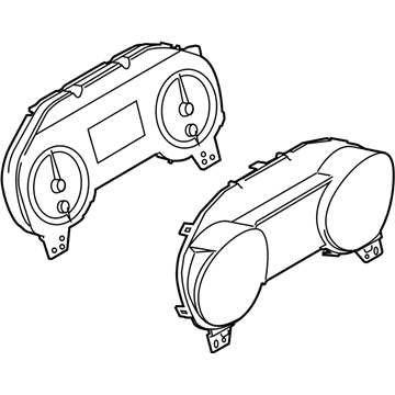 Ford JR3Z-10849-MB Instrument Cluster