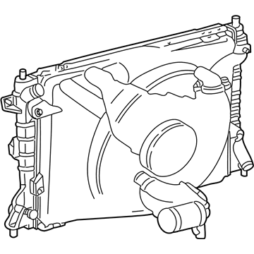 Ford 7W7Z-8T000-B Cooling Unit Assembly