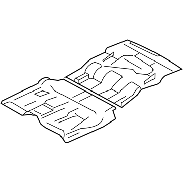 Ford 6L1Z-7811215-A Pan Assembly - Floor