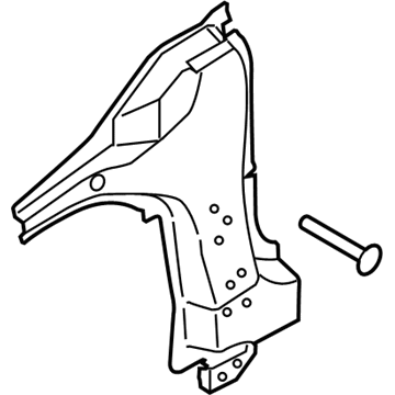 Ford EJ7Z-7802501-A Pillar - Front Body