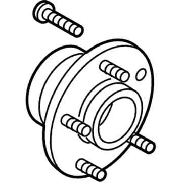 Ford 7T1Z-1104-B Hub Assembly - Wheel