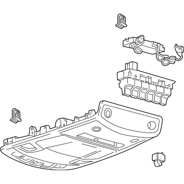 Ford HC3Z-28519A58-LAS Console Assembly - Overhead