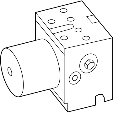 Ford Mustang ABS Pump And Motor Assembly - 4R3Z-2C215-AA