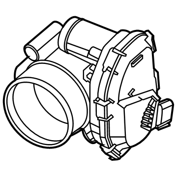 Ford JT4Z-9E926-A Throttle Body And Motor Assembly