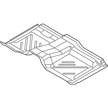 Ford FL1Z-7811135-A Pan Assembly - Floor