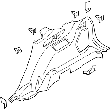 Ford FT4Z-5831012-DA Trim Assembly - Quarter