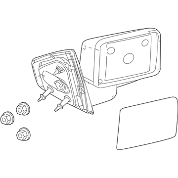 Ford 9L3Z-17683-AA Mirror Assembly - Rear View Outer