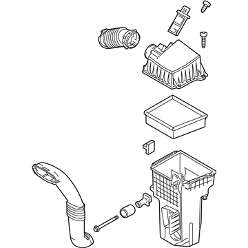 2012 Ford Fiesta Air Filter Box - BE8Z-9600-B