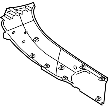 Ford AG1Z-5404609-AF Panel - Instrument