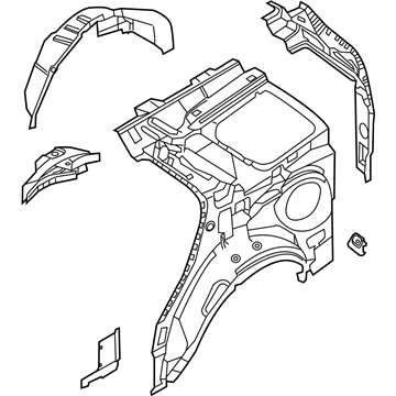 Ford BB5Z-7827790-B Panel