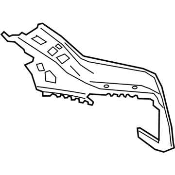 Ford GT4Z-5841021-A Reinforcement - Roof Rail
