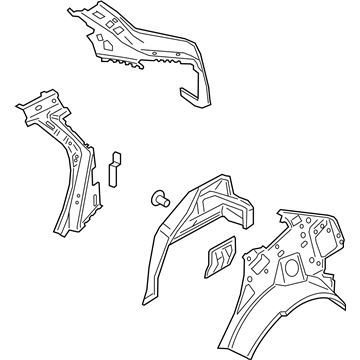 Ford KT4Z-5827865-A REINFORCEMENT ASY - BODYSIDE