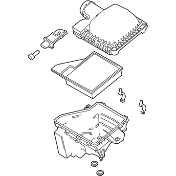 Ford Mustang Air Filter Box - BR3Z-9600-B