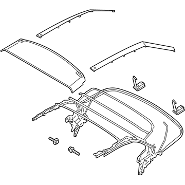 Ford FR3Z-7653000-AL Frame Assembly - Soft Top