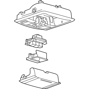 Ford 9L1Z-78519A70-AA Console Assembly - Overhead