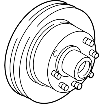 1994 Ford E-150 Brake Disc - YL3Z-1V102-BA