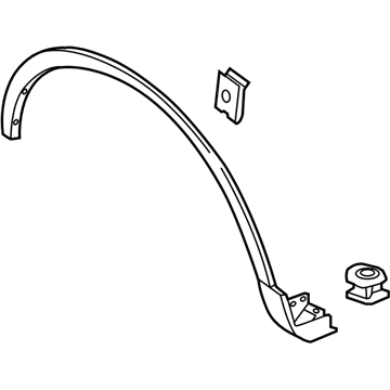 Ford FA1Z-16268-AB Moulding