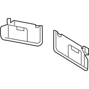 2010 Lincoln MKX Sun Visor - AA1Z-7804104-AA