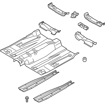 Ford Fusion Floor Pan - DG9Z-5411135-A