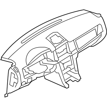 Ford AH6Z-5404320-AC Panel - Instrument