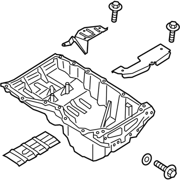 Ford FR3Z-6675-A Pan Assembly - Engine Oil