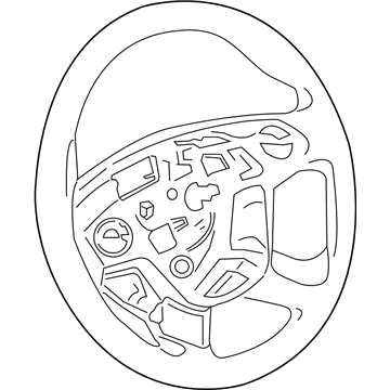 Ford CK4Z-3600-JA Steering Wheel Assembly