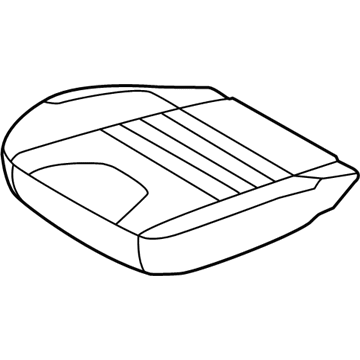 Ford FJ5Z-7862901-EF Seat Cushion Cover Assembly