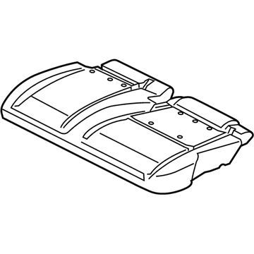 Ford EU5Z-9663161-A Frame And Spring - Rear Seat Cushion