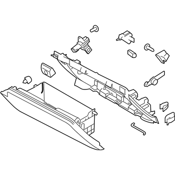 Ford HR3Z-63060T10-AA Box Assembly - Glove Compartment