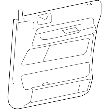 Ford 6F2Z-1723942-DAB Panel Assembly - Door Trim