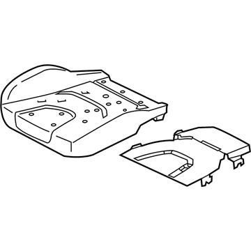 Ford FT4Z-58632A22-N Front Seat Heating Pad Assembly