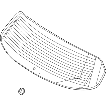 Ford EJ7Z-7842006-F Glass - Back Window